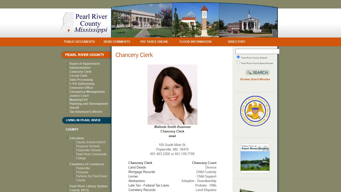 Welcome to Pearl River County on the Web